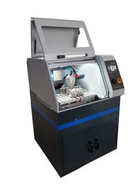 Automatic / Manual Metallographic Cutting Machine Programmable With HMI Touch Screen Control